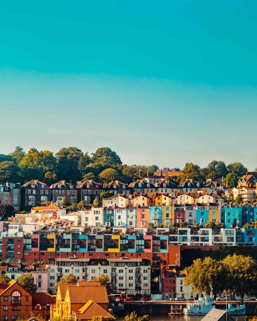 Colourful Houses in Bristol